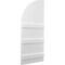 Ekena Millwork Americraft 6-Board (3 Batten) Wood Joined Board-n-Batten Shutters w/ Arch Top, ARW401BQ621X77WHH, PR ARW401BQ621X77WHH - alternate 8